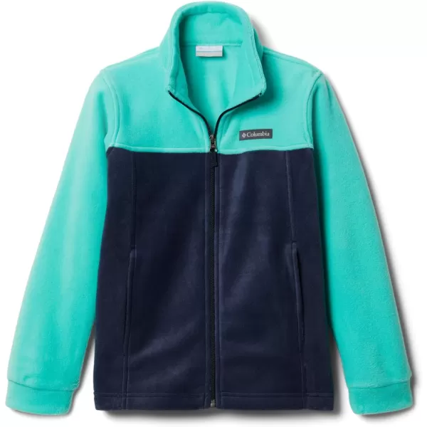 imageColumbia Boys Steens Mountain Ii FleeceCollegiate Navy  Electric Turquoise