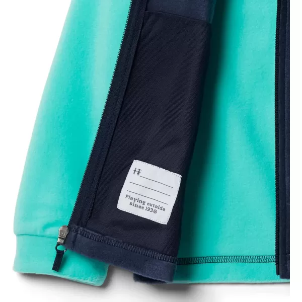 imageColumbia Boys Steens Mountain Ii FleeceCollegiate Navy  Electric Turquoise