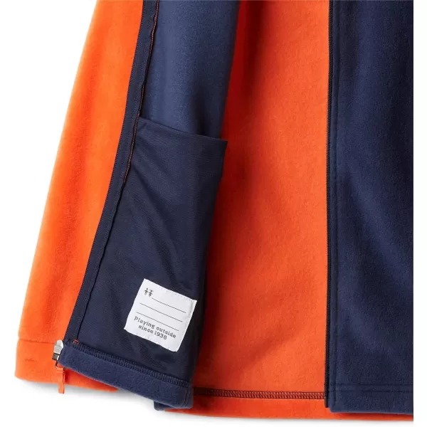 imageColumbia Boys Steens Mountain Ii FleeceCollegiate Navy  Tangy Orange