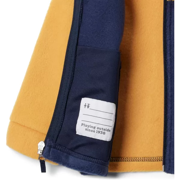 imageColumbia Boys Steens Mountain Ii FleeceRaw HoneyCollegiate Navy