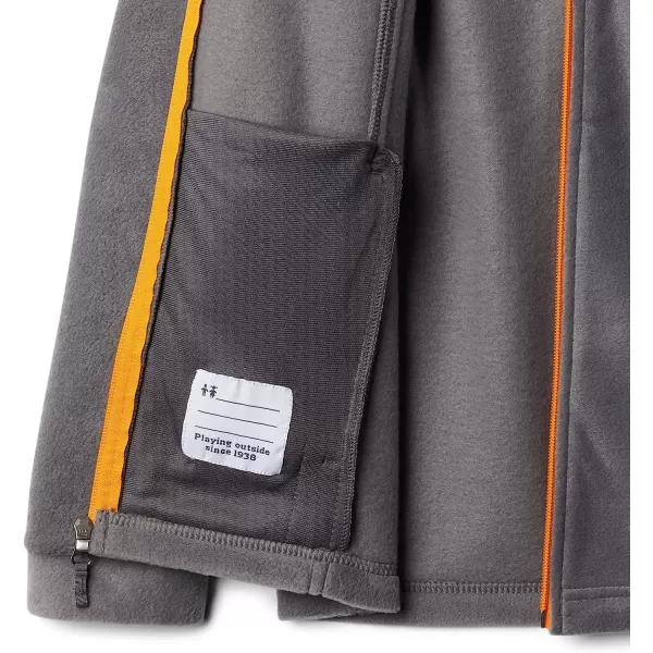 imageColumbia Boys Steens Mt Ii Classic Fit Fleece JacketCity Grey Flame Orange