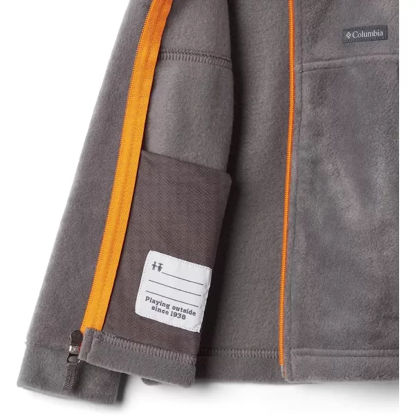 imageColumbia Boys Steens Mt Ii Classic Fit Fleece JacketCity Grey Flame Orange