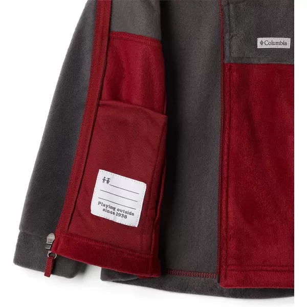 imageColumbia Boys Steens Mt Ii Classic Fit Fleece JacketRed Jasper Shark