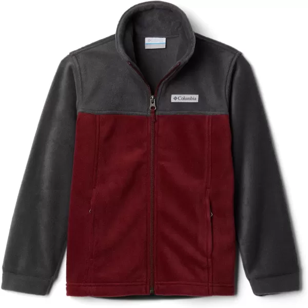 imageColumbia Boys Steens Mt Ii FleeceRed Jasper Shark