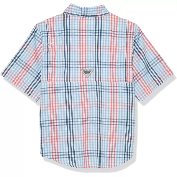 imageColumbia Boys Super Tamiami Short Sleeve ShirtAgate Blue Blanket Gingham