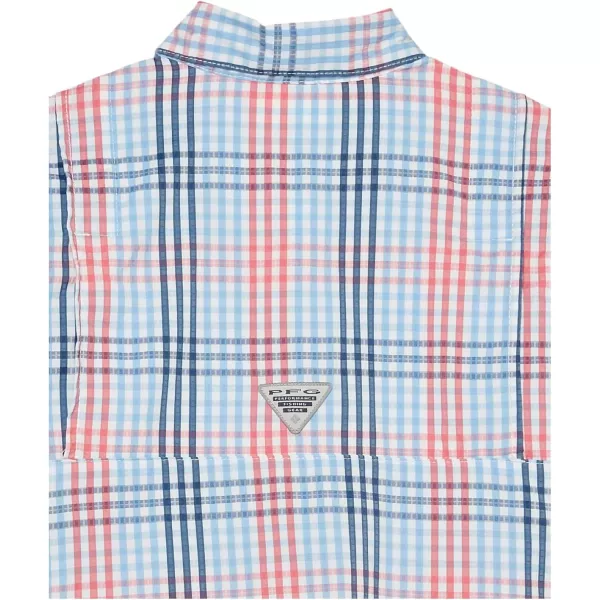 imageColumbia Boys Super Tamiami Short Sleeve ShirtAgate Blue Blanket Gingham