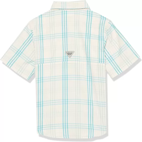 imageColumbia Boys Super Tamiami Short Sleeve ShirtCool Green Blanket Gingham