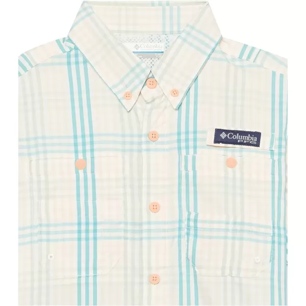imageColumbia Boys Super Tamiami Short Sleeve ShirtCool Green Blanket Gingham