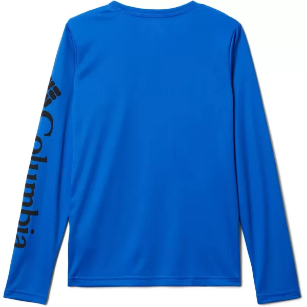 imageColumbia Boys Terminal Tackle Long Sleeve TeeBlue MacawBlack Logo