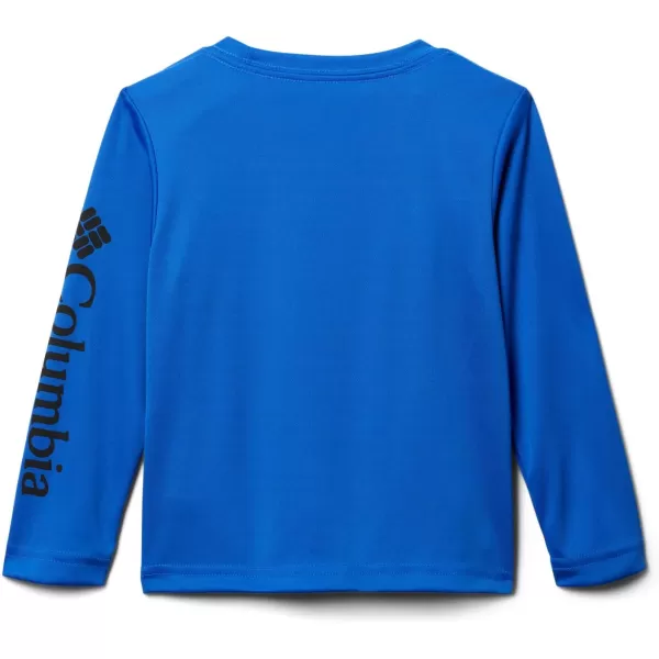 imageColumbia Boys Terminal Tackle Long Sleeve TeeBlue MacawBlack Logo