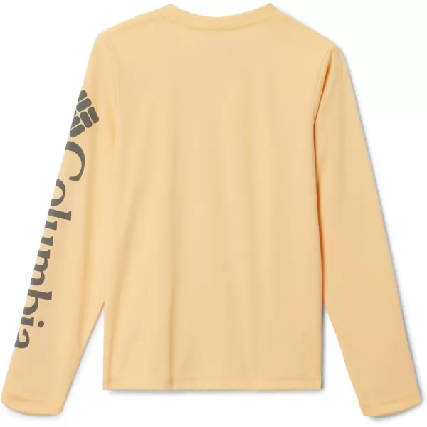 imageColumbia Boys Terminal Tackle Long Sleeve TeeCocoa ButterCity Grey Logo