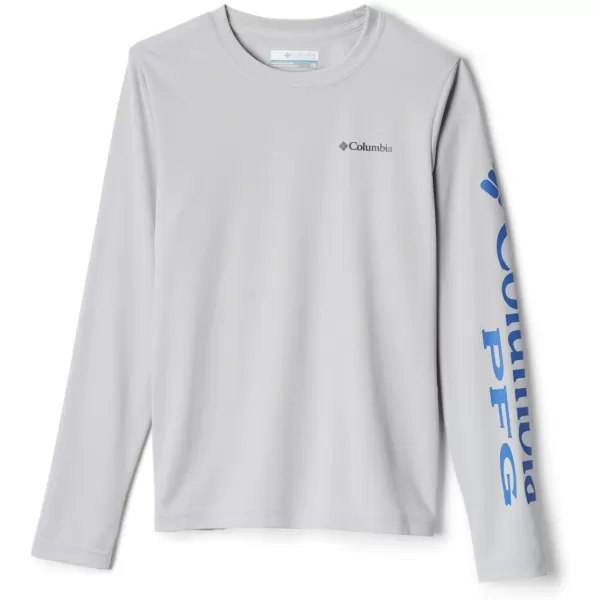 imageColumbia Boys Terminal Tackle Long Sleeve TeeCool GreyVivid Blue