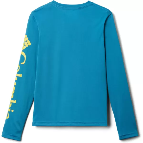imageColumbia Boys Terminal Tackle Long Sleeve TeeDeep MarineLaser Lemon Logo