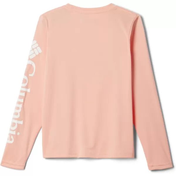 imageColumbia Boys Terminal Tackle Long Sleeve TeeLight CoralWhite Logo