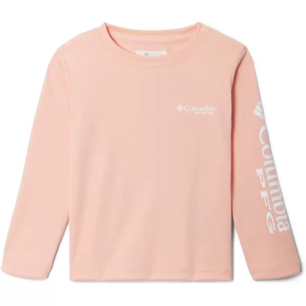 imageColumbia Boys Terminal Tackle Long Sleeve TeeLight CoralWhite Logo