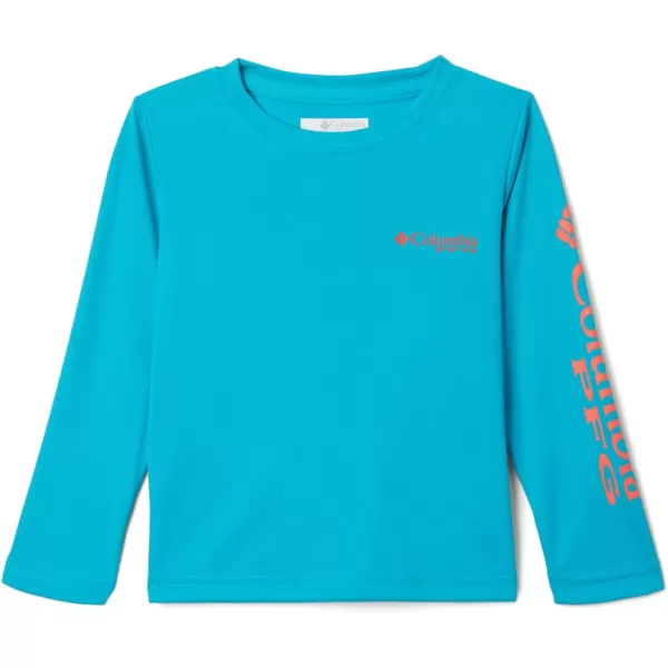 imageColumbia Boys Terminal Tackle Long Sleeve TeeOcean TealCorange Logo