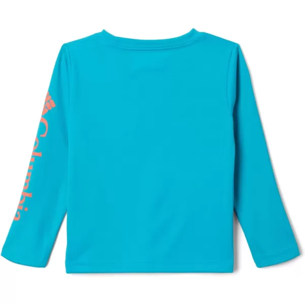 imageColumbia Boys Terminal Tackle Long Sleeve TeeOcean TealCorange Logo