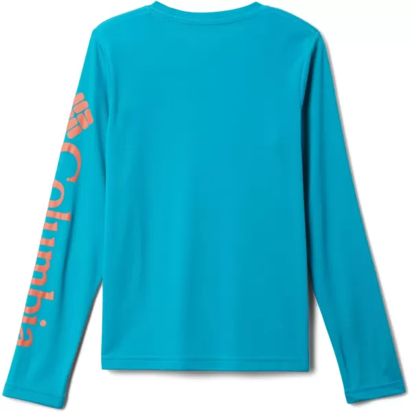 imageColumbia Boys Terminal Tackle Long Sleeve TeeOcean TealCorange Logo
