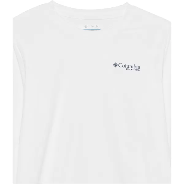 imageColumbia Boys Terminal Tackle Long Sleeve TeeWhiteCollegiate Navy Logo