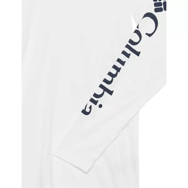 imageColumbia Boys Terminal Tackle Long Sleeve TeeWhiteCollegiate Navy Logo