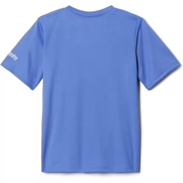 imageColumbia Boys Terminal Tackle PFG First on Water Short SleeveViolet SeaHull Mark Marlin Graphic