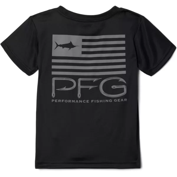 imageColumbia Boys Terminal Tackle PFG Fish Flag Short SleeveBlackFish Star Marlin Graphic