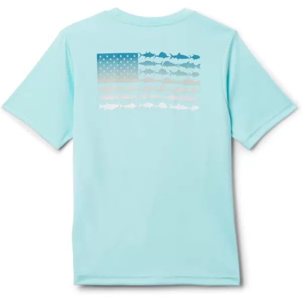 imageColumbia Boys Terminal Tackle PFG Fish Flag Short SleeveGulf StreamDeep Marine Gradient