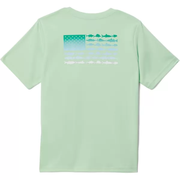 imageColumbia Boys Terminal Tackle PFG Fish Flag Short SleeveKey WestFish Flag Fade Graphic