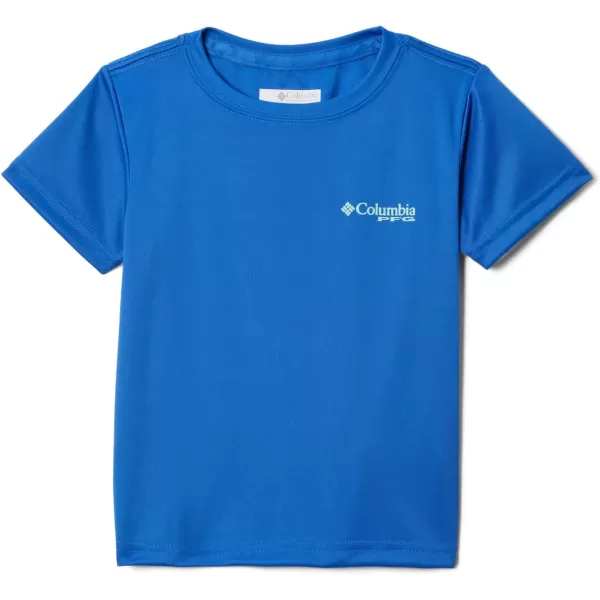 imageColumbia Boys Terminal Tackle PFG Fish Flag Short SleeveVivid BlueFish Flag Fade Graphic