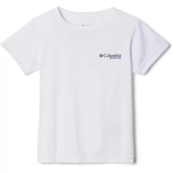 imageColumbia Boys Terminal Tackle PFG Fish Flag Short SleeveWhiteFish Flag Fade Graphic