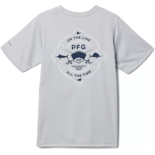 imageColumbia Boys Terminal Tackle PFG Graphic Short SleeveCool Greyon the Line Salt Graphic