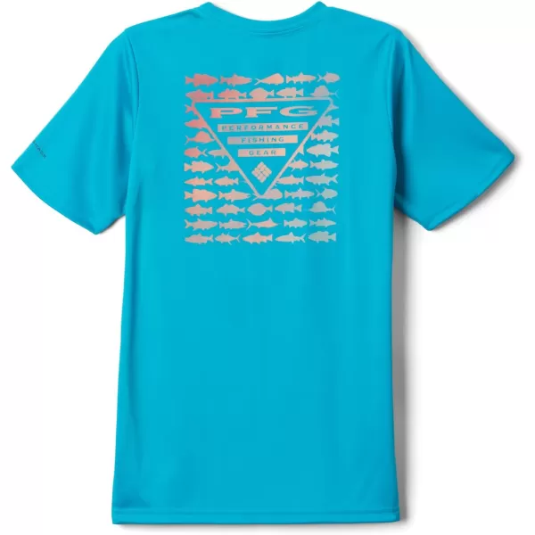 imageColumbia Boys Terminal Tackle PFG Graphic Short SleeveOcean TealElements Graphic