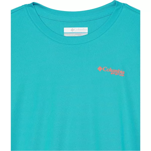 imageColumbia Boys Terminal Tackle PFG Graphic Short SleeveOcean Tealon the Line Salt Graphic