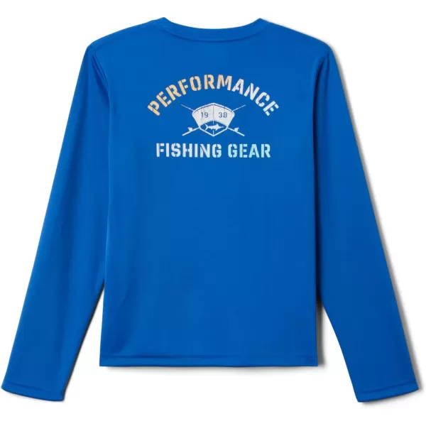 imageColumbia Boys Terminal Tackle PFG Hull Mark Long SleeveVivid BlueHull Mark Marlin
