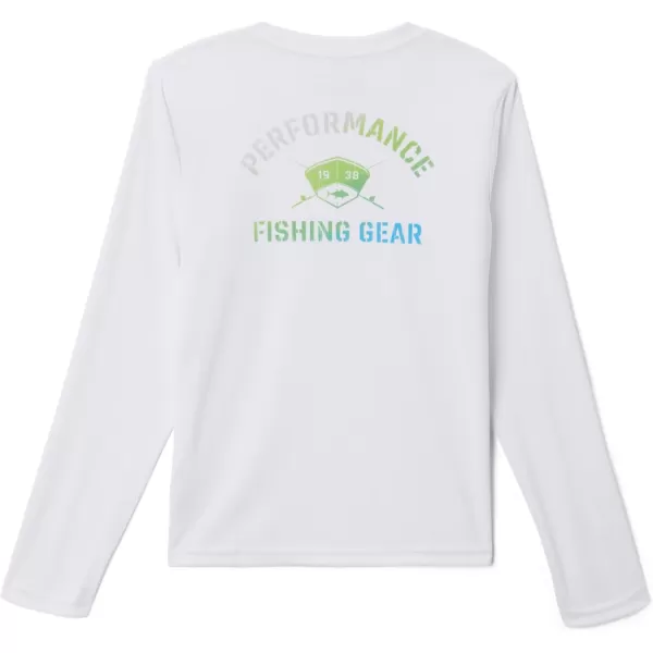 imageColumbia Boys Terminal Tackle PFG Hull Mark Long SleeveWhiteHull Mark Tuna