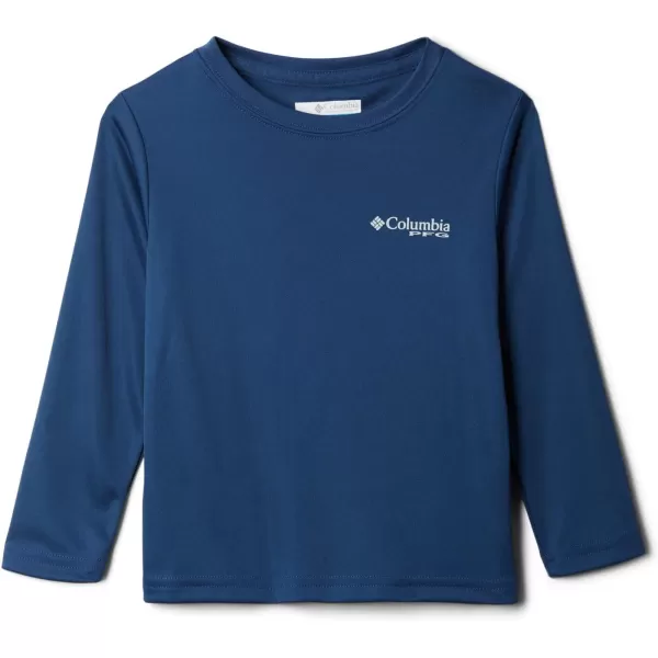 imageColumbia Boys Terminal Tackle PFG Triangle Logo Long SleeveCarbonCool Green