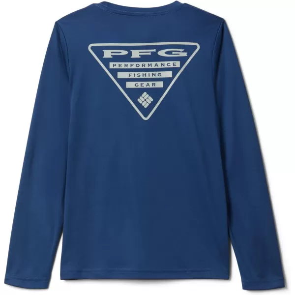 imageColumbia Boys Terminal Tackle PFG Triangle Logo Long SleeveCarbonCool Green