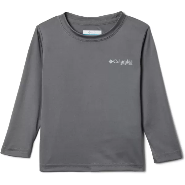 imageColumbia Boys Terminal Tackle PFG Triangle Logo Long SleeveCity GreyCool Grey