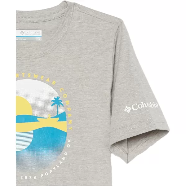 imageColumbia Boys Valley Creek Short Sleeve Graphic ShirtColumbia Grey HeatherHalftone Fishing Grx