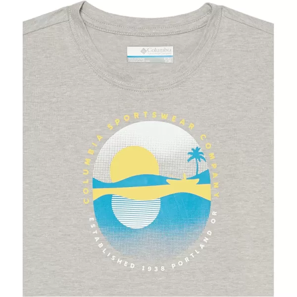 imageColumbia Boys Valley Creek Short Sleeve Graphic ShirtColumbia Grey HeatherHalftone Fishing Grx