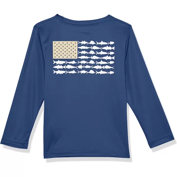 imageColumbia Boys Y Terminal Tackle PFG Fish Flag LsCarbonWhite