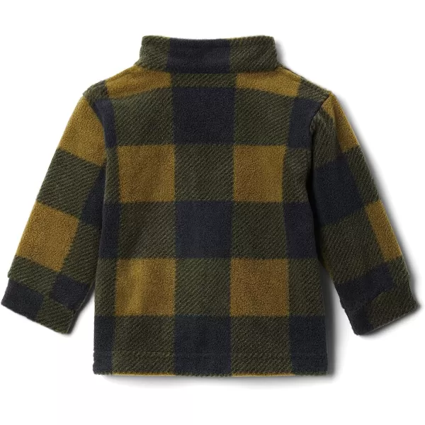 imageColumbia Boys Zing Iii Fleece JacketBaby Girls New Olive Check Print