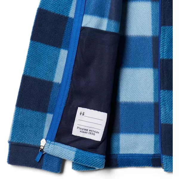 imageColumbia Boys Zing Iii Fleece JacketLittle Boys Bright Indigo Check Multi
