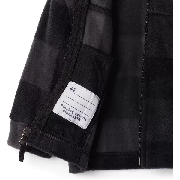 imageColumbia Boys Zing Iii Fleece JacketToddler Boys Black Check Print