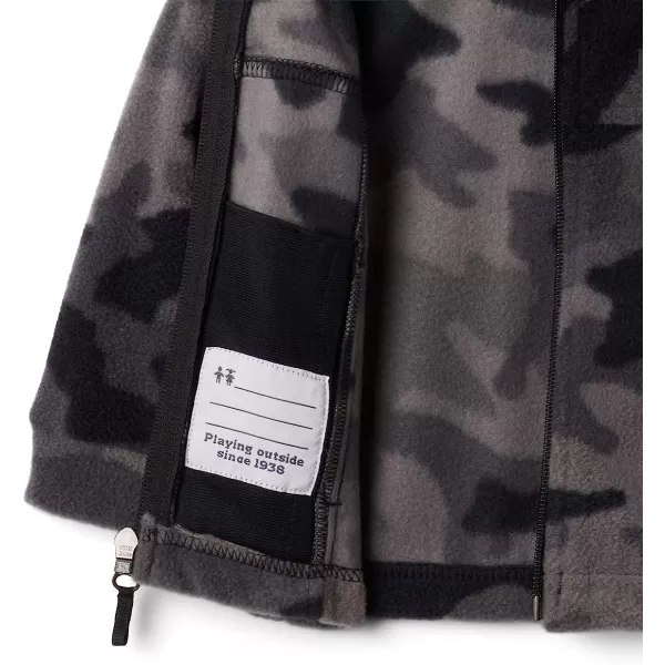 imageColumbia Boys Zing Iii Fleece JacketToddler Boys Black Trad Camo Print