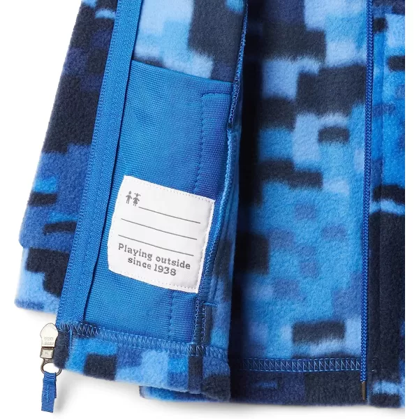imageColumbia Boys Zing Iii Fleece JacketToddler Boys Bright Indigo Weave Print