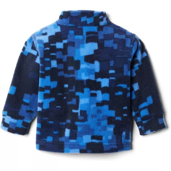 imageColumbia Boys Zing Iii Fleece JacketToddler Boys Bright Indigo Weave Print