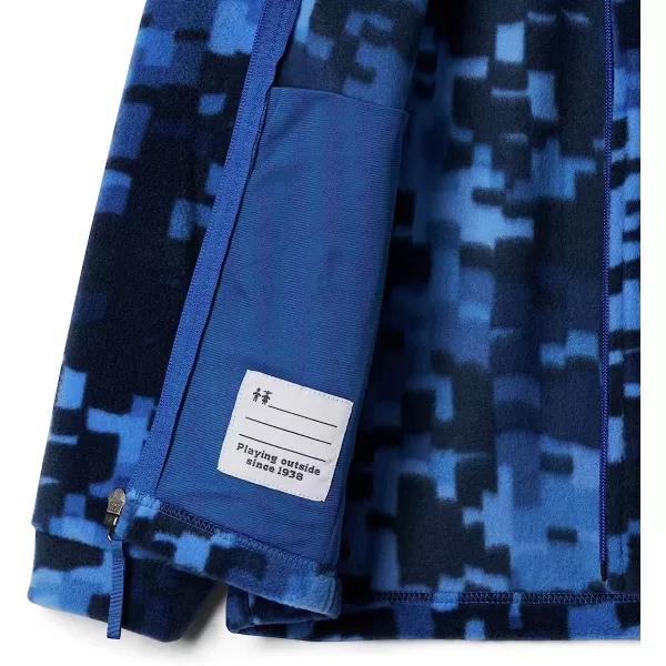 imageColumbia Boys Zing Iii Fleece JacketToddler Boys Bright Indigo Weave Print