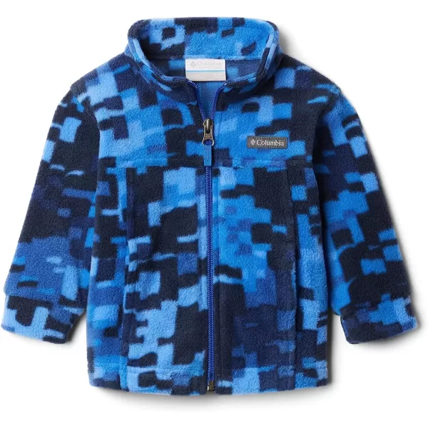 imageColumbia Boys Zing Iii Fleece JacketToddler Boys Bright Indigo Weave Print