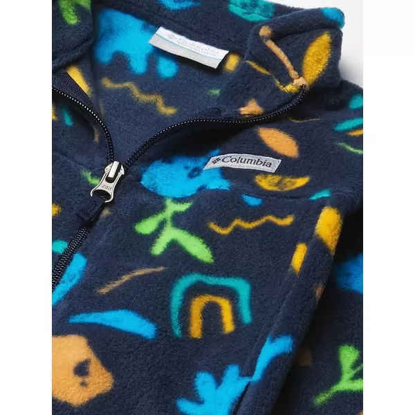 imageColumbia Boys Zing Iii Fleece JacketToddler Boys Collegiate Navy Joyful Shapes